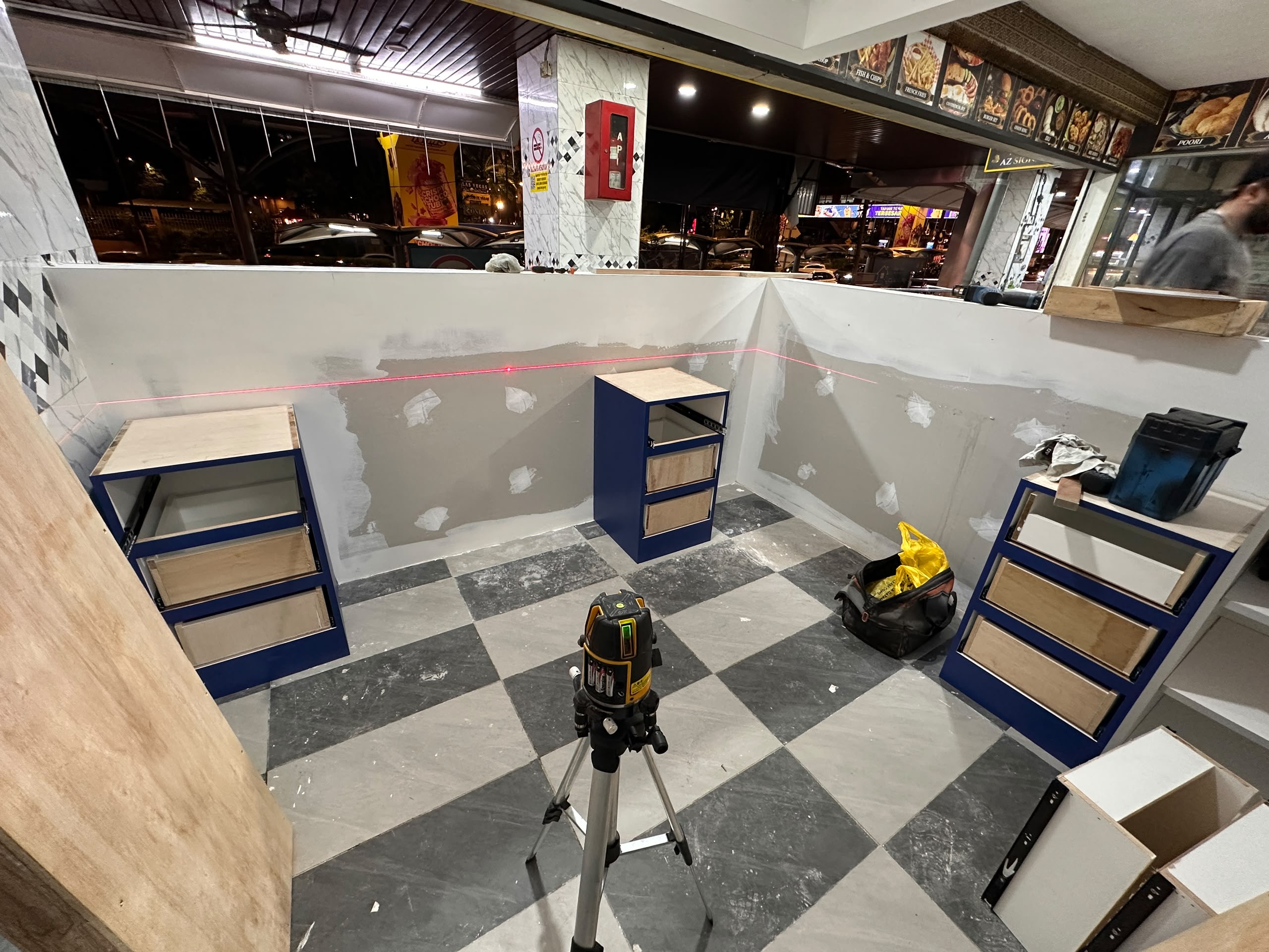 Modern renovated commercial interior